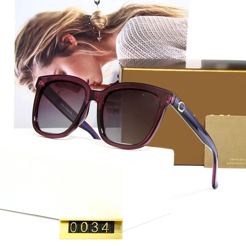Поляризационные солнцезащитные очки женские Солнцезащитные очки женские для вождения суперзвезды Роскошные брендовые дизайнерские UV400 оригинальные очки Чехол