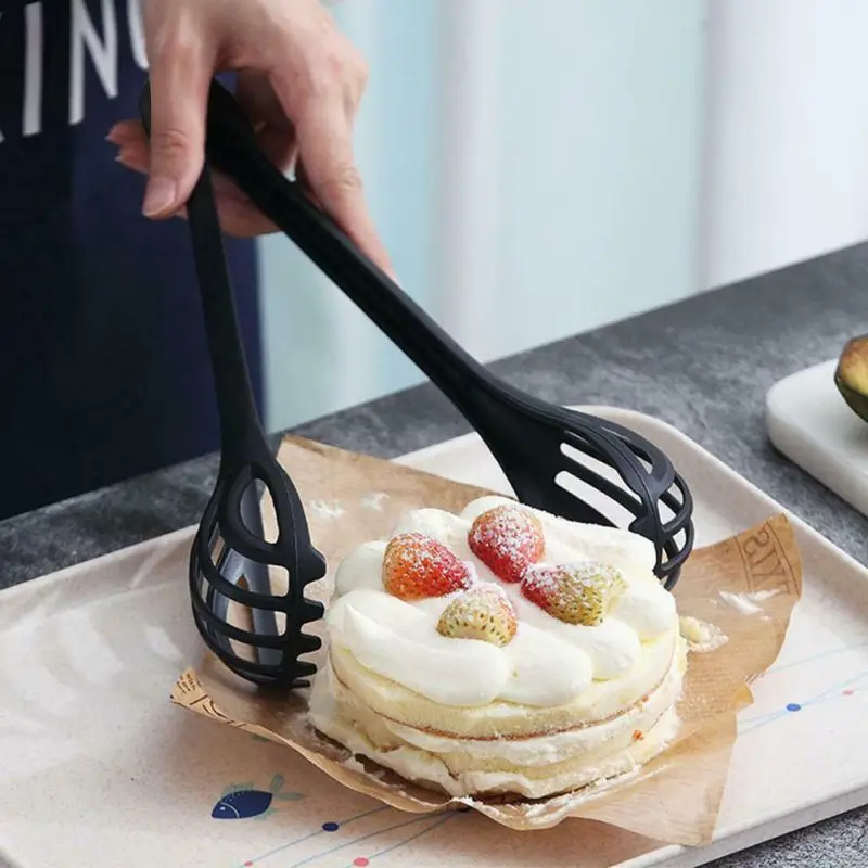 Three In One Spaghetti Noodle Clip Egg Beater Egg Clip Salad Mixer Anti-scalding Food Clip Kitchen Supplies