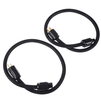 

HI End Schuko Power Cord CD Amplifier Amp EU Power Plug Cable HIFI AC Mains Power CableEU Schuko Power Line