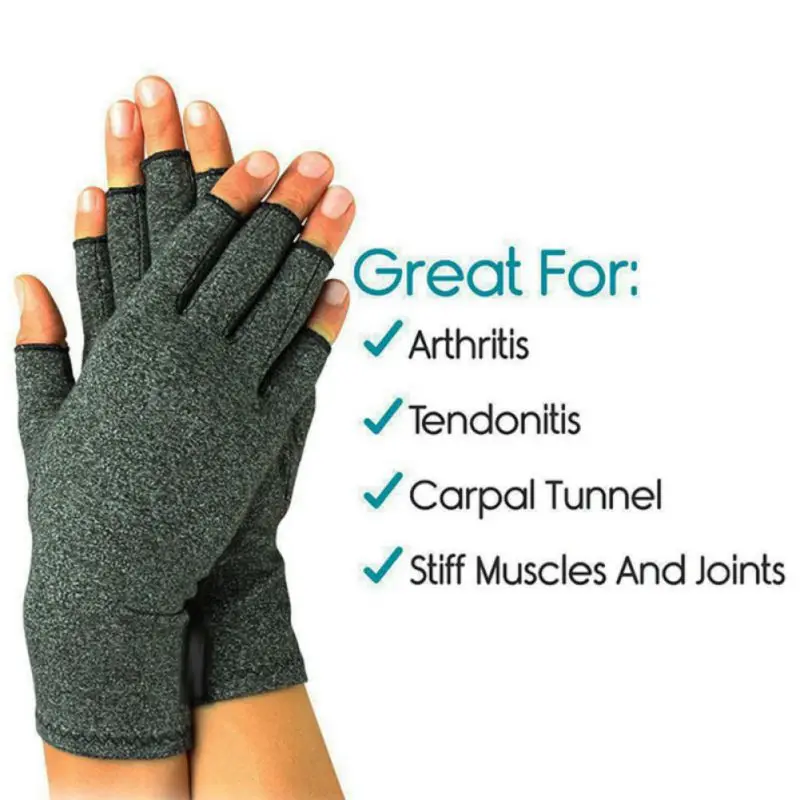 Спортивные Защитные Перчатки для фитнеса, защитные перчатки для артрита, компрессионные перчатки из хлопка и спандекса, размеры s, m, l