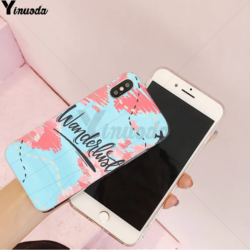 Yinuoda Дорожная карта Ailplane Road sign TPU Мягкий силиконовый чехол для телефона iPhone 8 7 6 6S Plus 5 5S SE XR X XS MAX Coque Shell - Цвет: A10