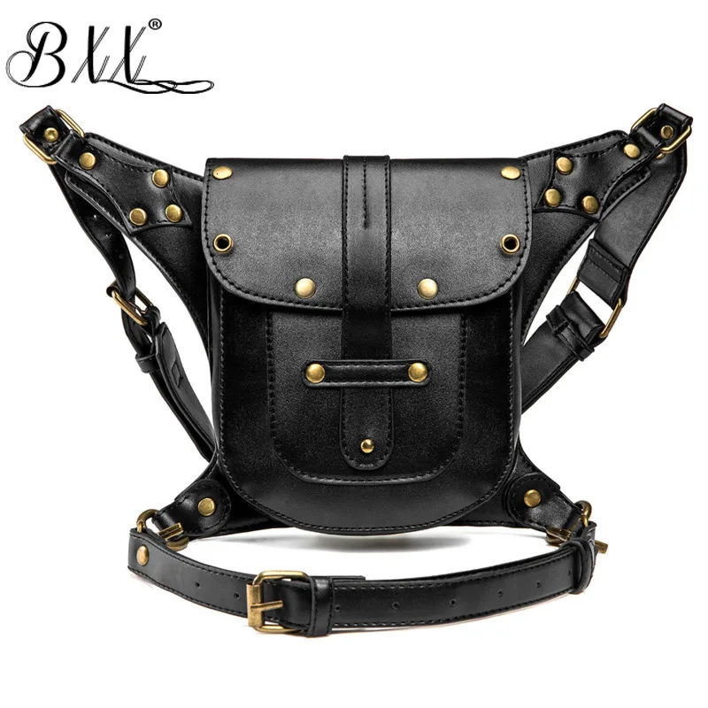 BXX/пара панк Chestpack Ретро сумка через плечо рок для мужчин и женщин Готический Фанни пакеты тактический карманный мотоцикл ноги пакет 19K-a96