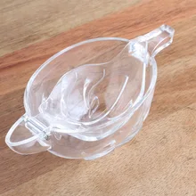 Портативная ручная соковыжималка для дома, инструмент для апельсинового лимона, прозрачный Противоскользящий лодочный кухонный мини пресс для фруктов ABS