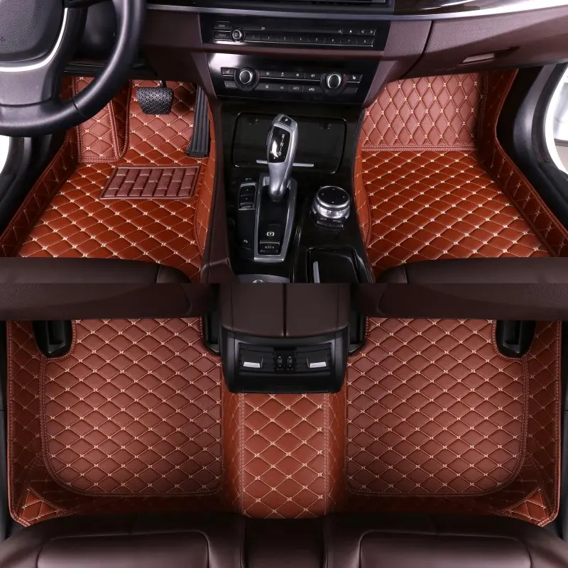 Кожаные автомобильные коврики для Bmw X5 E53 E70 2004-2013 2014-2016 2017 2018 Пользовательские