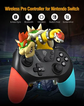 

EasySMX SP5226 Bluetooth Game Controller For Switch Gamepad with 6-Axes Dual Vibration Joystick Controller For Nintendo Switch