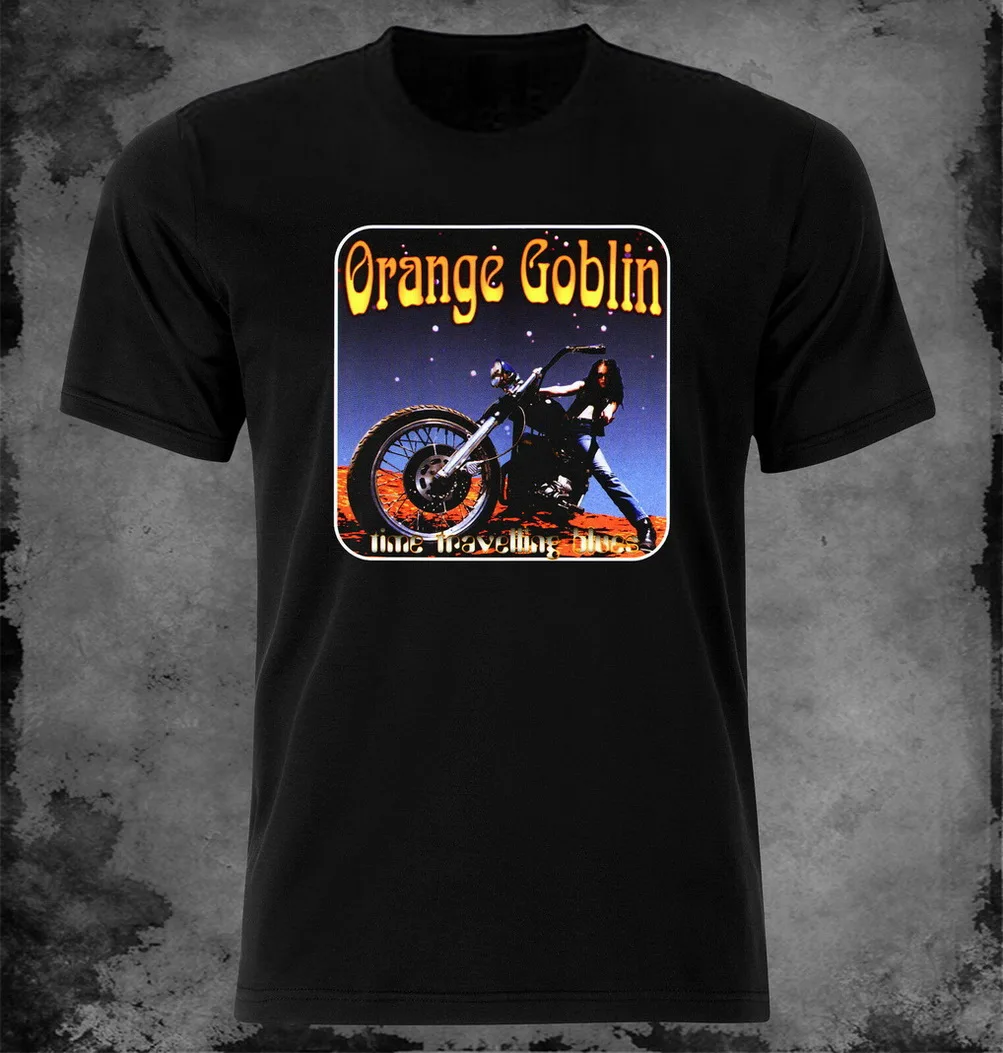 Orange Goblin Time Travelling Blues футболка XS S M L XL XXL Футболка для молодежи среднего возраста |