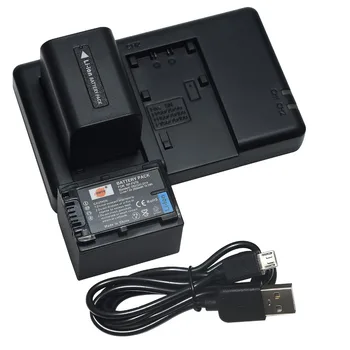 

2pcs 2600mAh 7.4V NP-FV70 DSTE Battery Charger for Sony DCR-SX43E SR68 HDR-PJ820E CX610E PJ790E PJ510E CX510E CX900E PJ350E TD30