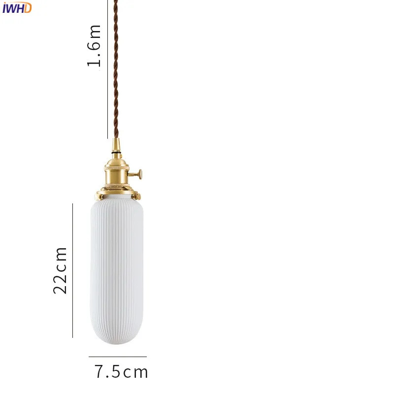 Nordic Style Ceramic Pendant Lights Fixtures Bedroom Dinning Living Room Light Modern LED Pendant Lamp Lighting Luminaire (32)