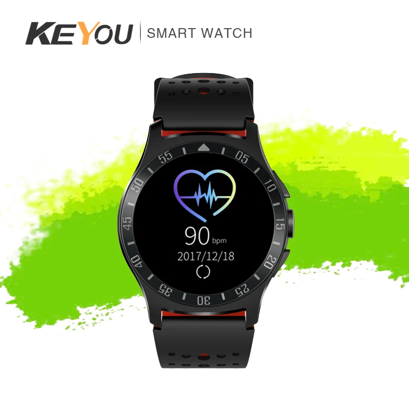 KEYOU-KY009 Смарт-часы счетчик шагов, Bluetooth Вызов/музыка, стильный праздничный подарок, поддержка huawei samsung для Android