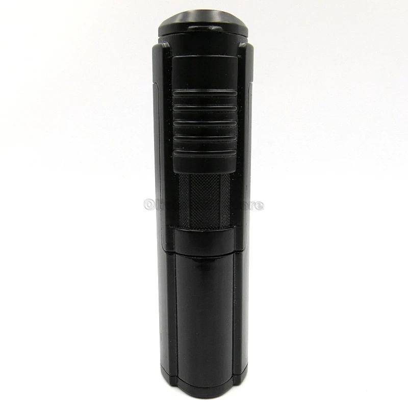 COHIBA 1 фонарь Jet Flame металлическая сигарета зажигалка многоразового использования для мужчин табак для наружного курения инструмент ветрозащитный - Цвет: Black