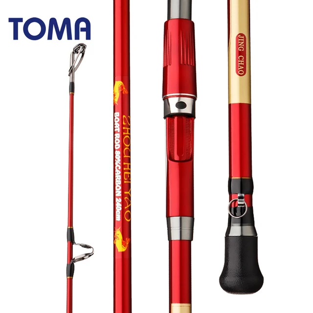 US $27.14 Fishing Rod Carbon Fiber Max Power 30kg 18m 21m 24m Slow Jigging Sea Boat Fishing Rod Spinning 3