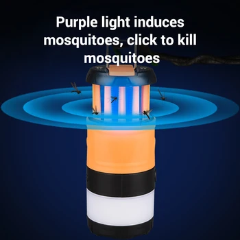 

Handheld Mosquito Repellent Light Lantern Outdoor Pest Flies Insect Lamp for Garden Camping