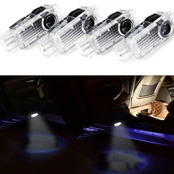 

Lcyonger 4PCS Car Door Welcome Lights Courtesy LED Projector Ghost Shadow Light For BMW 3 4 5 6 7 Series F30 E90 E91 F10 E60 E61