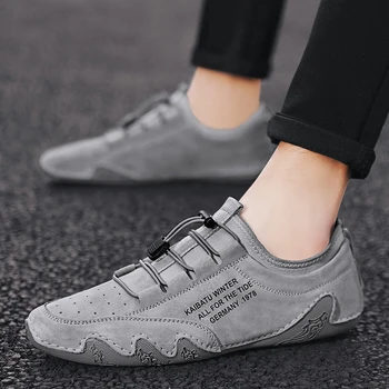 

New Men Casual Summer Shoes Lace-up Antiskid Walking Shoes Male Comfortable Shoe Light Breathable Outdoor Flats Casual Footwear