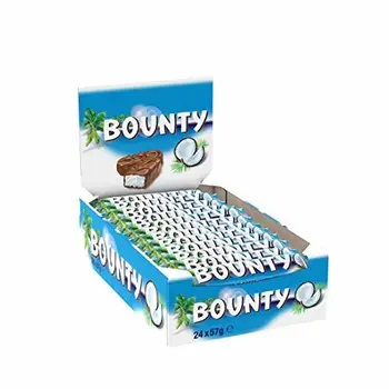 

BOUNTY Pack de barres chocolatées de noix de coco - 24x 57 g