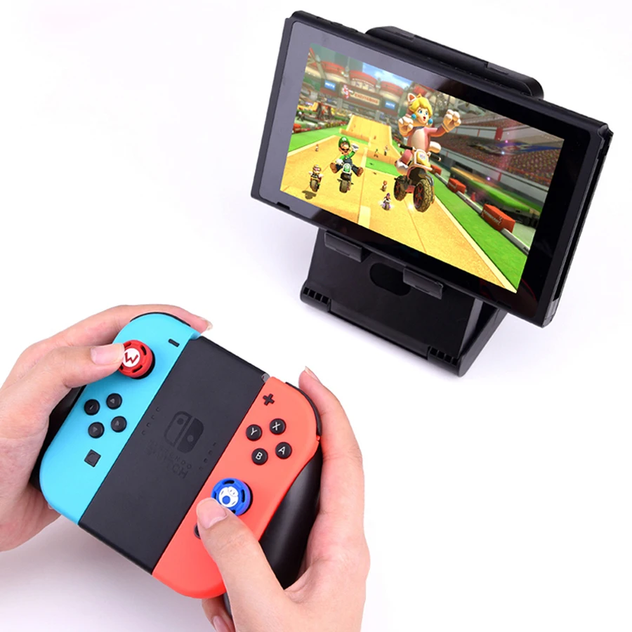 Мягкий силиконовый защитный чехол для nintendo Switch 4 в 1+ 2 аналоговые колпачки для nintendo Switch аксессуары для nintendo switch Joy-Con