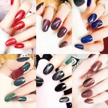 Маникюр конечный продукт поддельные ногти конечный продукт патч для ногтей Популярные INS кошачий глаз маникюрный патч фототерапия a L кошачий глаз