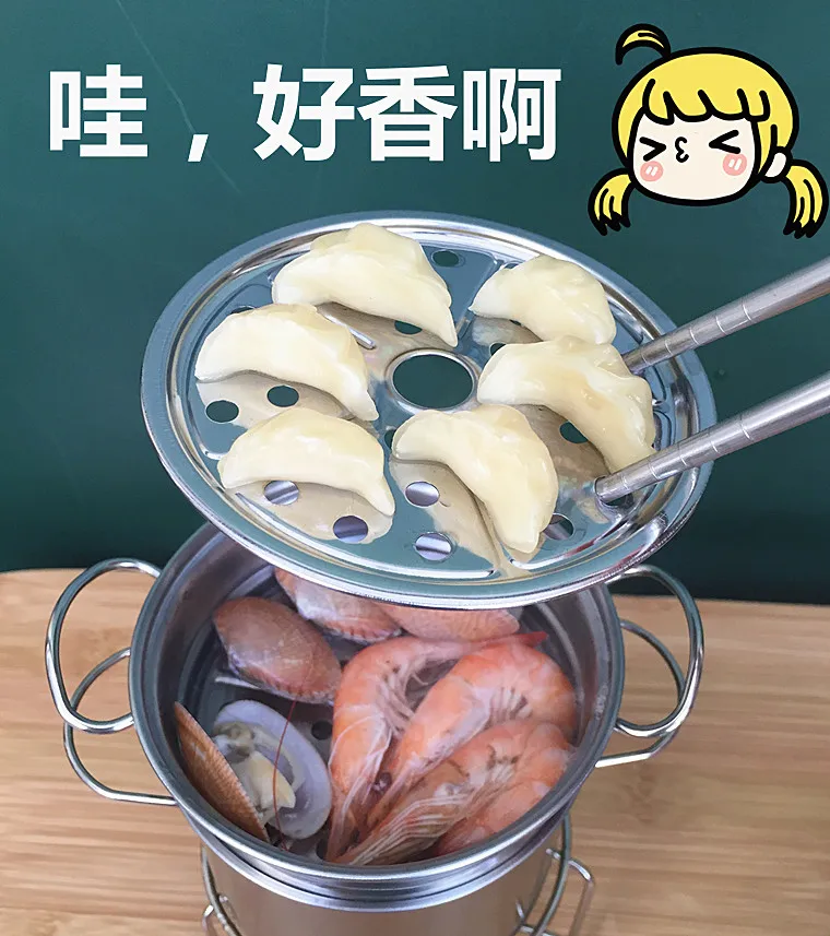 Douyin набор для готовки действительно повара из нержавеющей стали, игровой домик, конфетная игрушка, маленькая кухонная утварь, мини-кухня, детский сад, игрушка