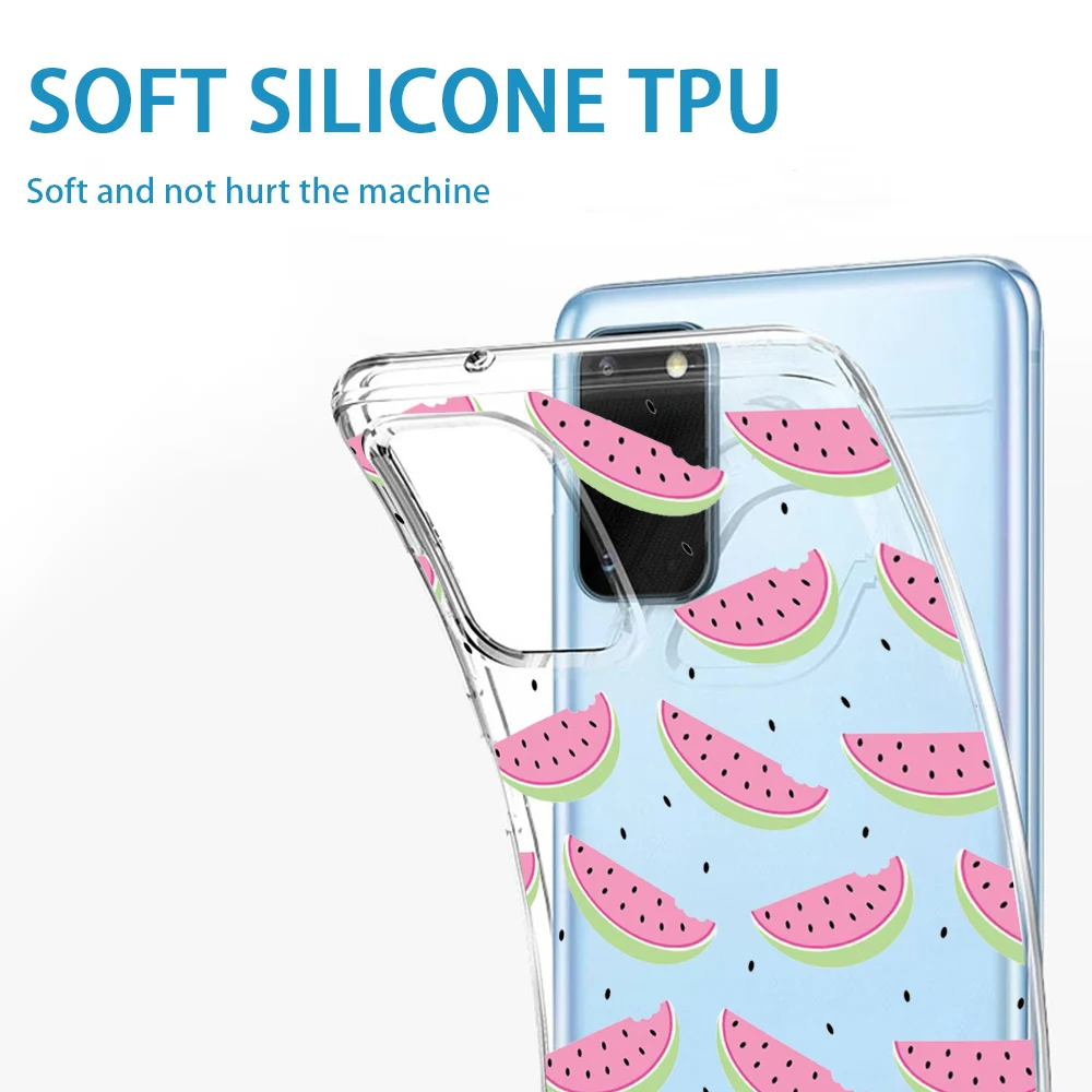 Мягкий чехол из ТПУ для телефона Samsung Galaxy S10 S9 S8 Plus S10e S20 Ultra A50 A51 A71 A70 A20e A10 A40 с