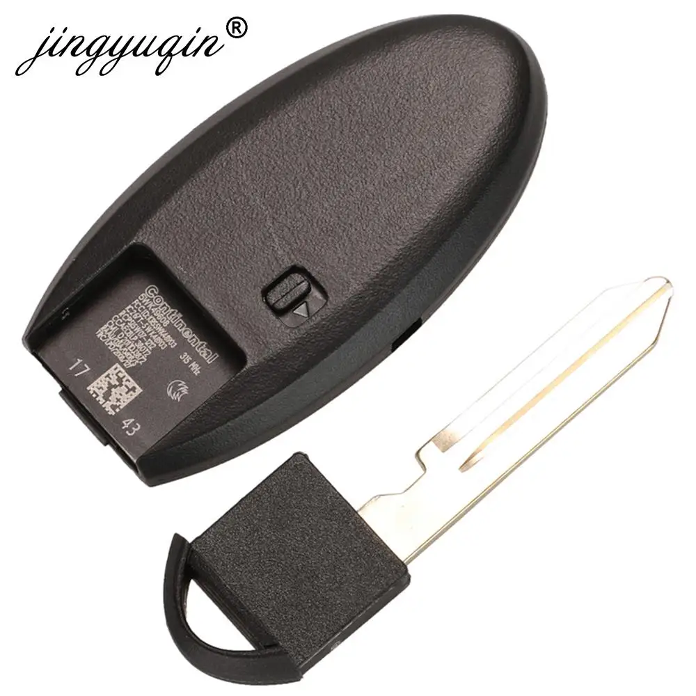 Jingyuqin-키리스 스마트 자동차 키, 315Mhz ID46 PCF7952, 닛산 알티마 티아나 맥시마 무라노 크로스카브리올레 KR55WK48903 KR55WK49622