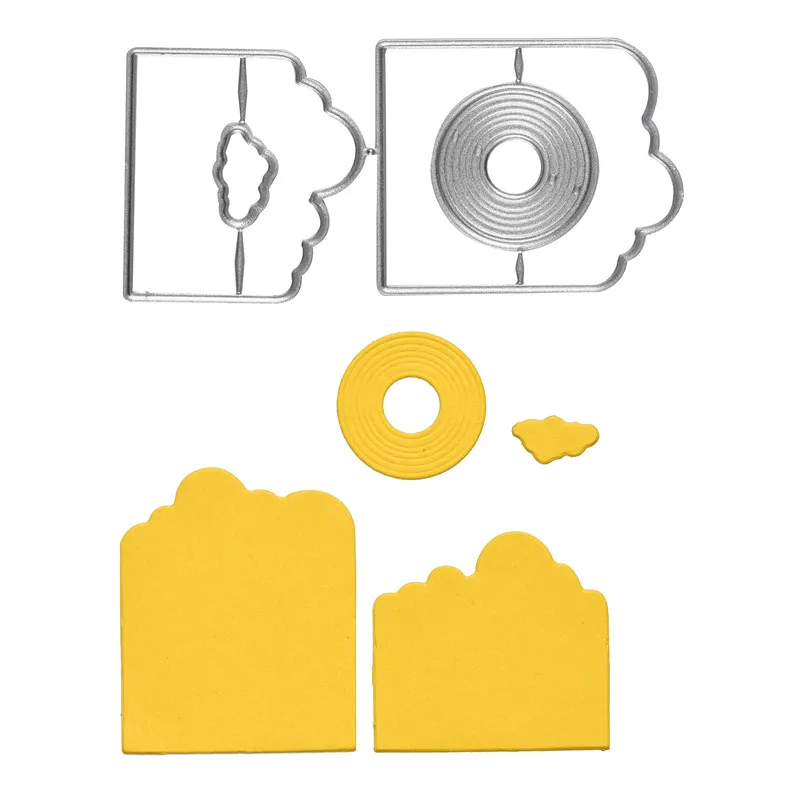 

YaMinSanNiO Tag Die Circle Metal Cutting Dies for Card Making Scrapbooking Dies Embossing Diecut Stencil Crafts New Dropshipping