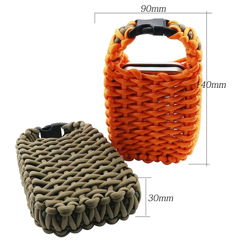 Multifunctional Outdoor Survival Bag Seven-core Paracord First Aid Set Camping EDC Gear Emergency Survival Kit Bag 2 Colors CY01