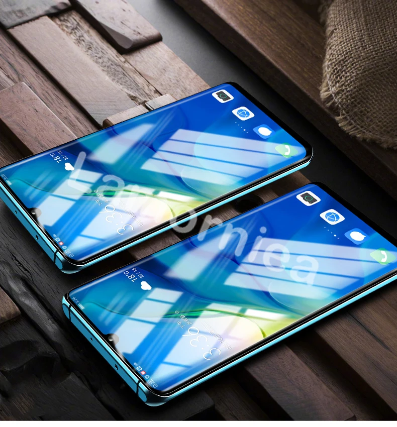 Ультрафиолет, полностью проклеенное закаленное стекло для huawei P30 Pro, защита экрана P30 Lite 21D, УФ-пленка для huawei P20 mate 20 30 Pro Lite