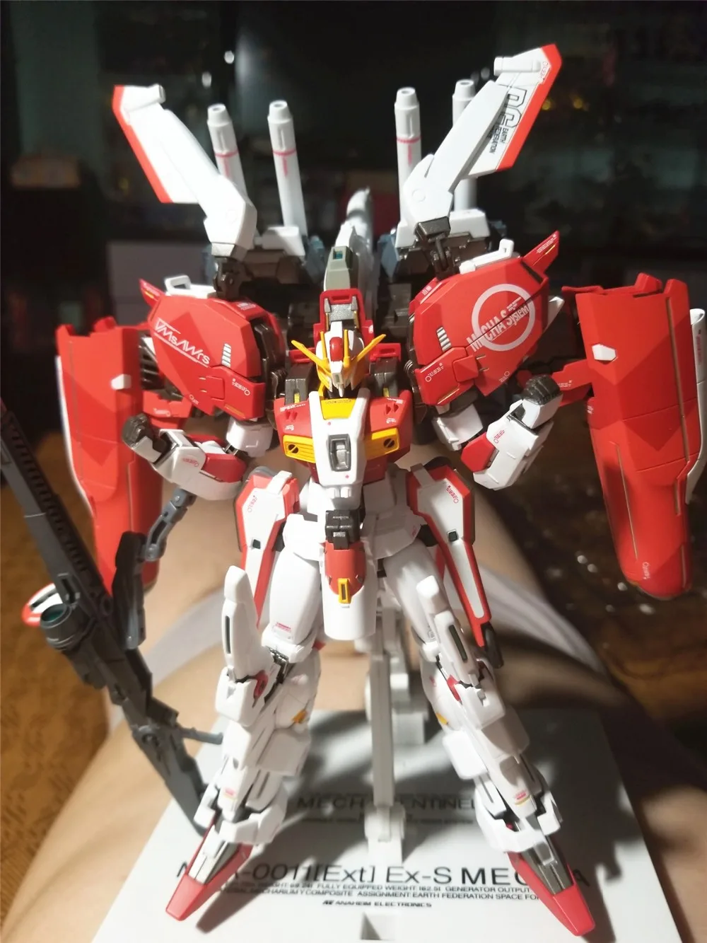 Baofeng модель MR Металлический Робот Духи MSA-0011(Ext) EX-S Gundam красный глубокий нападающий цвет Готовая модель DB041