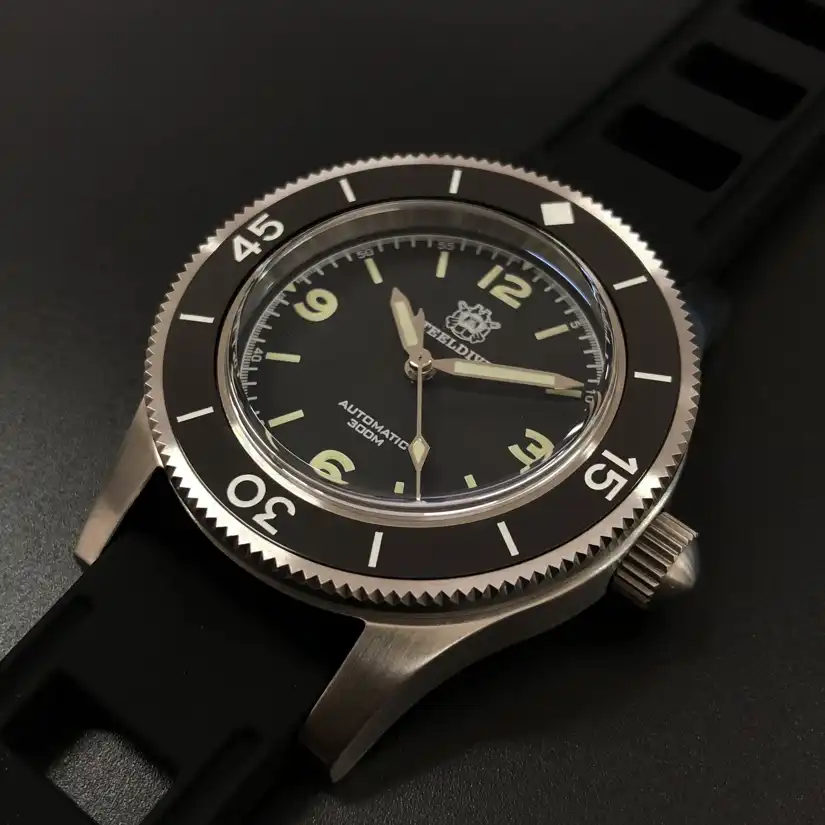 stainless steel dive watch