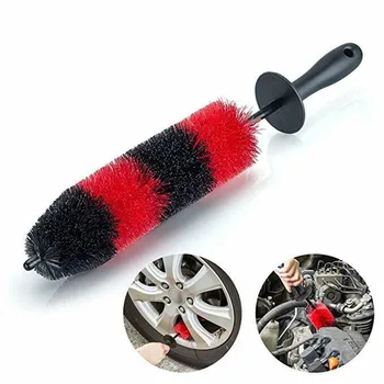 

Car Wheel Wash Brush Handle Vehicle Cleaning Brush Wheel Rims Tire Washing Brush Auto Car Wash Tools