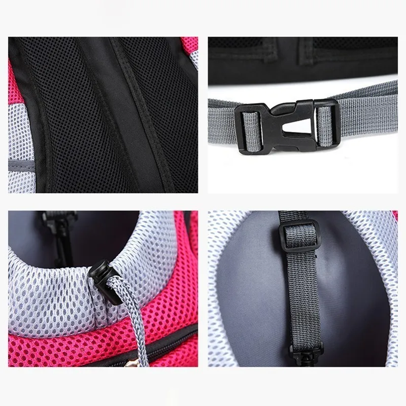 Benepaw Comfortable Small Dog Backpack Travel Breathable Mesh Puppy Dog Carrier Bag Durable Padded Shoulder Pet Cat Carrier