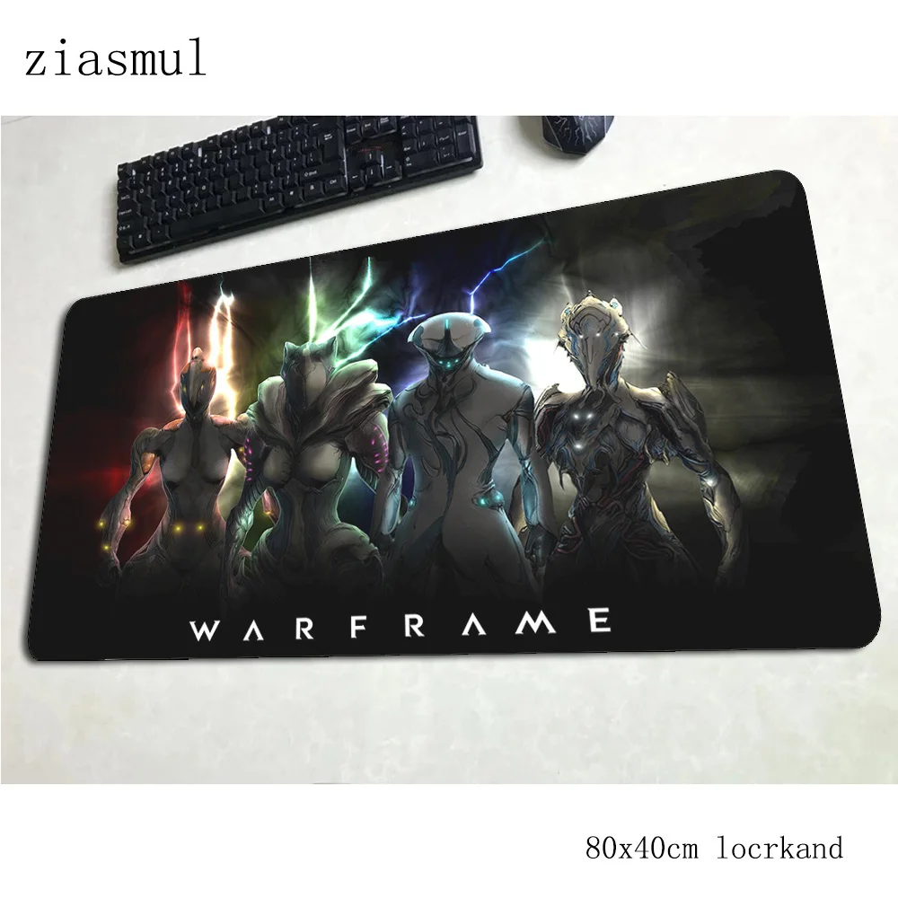 Warframe коврик для мыши 80x40 см домашняя компьютерная мышь игровой мат геймпад пк объемный рисунок игровой коврик для мыши офисный коврик для мыши