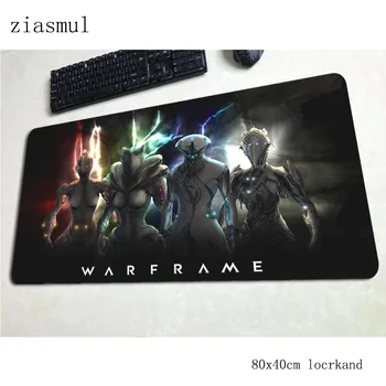 

warframe mousepad 80x40cm home Computer mouse mat gamer gamepad pc Mass pattern gaming mousemat desk pad office padmouse