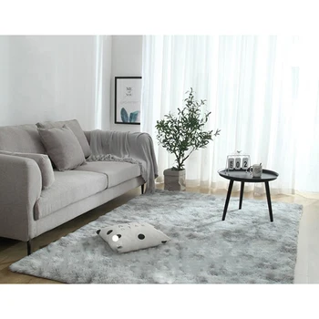 

Anti-Skid Shaggy Rug Fluffy Rug Dining Room Carpet Floor Mat Home Bedroom Hot Modern Mat