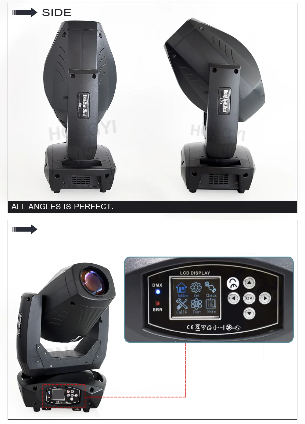 Светодиодный светильник 200 Вт moving head spot dj light quad светодиодный Электронные пятна 3в1 движущийся головной свет для DMX DJ Освещение для сцены дискотека