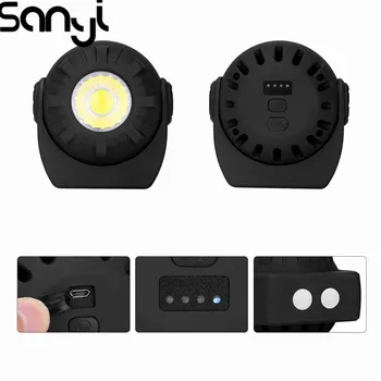 

SANYI Repairing Working Light COB LED 3 Working Modes Flashlight Torch Lanterna Portable Lamp 180 Degree Rotation Flashlamp