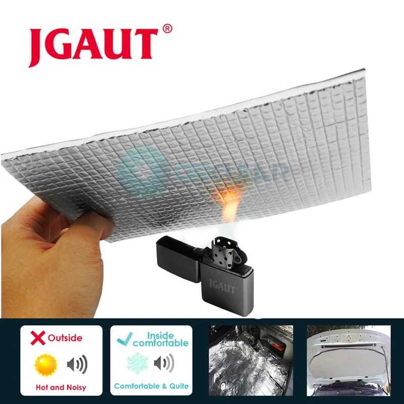 Car Firewall Ceiling Door Trunk Heat Sound Shield Deadener