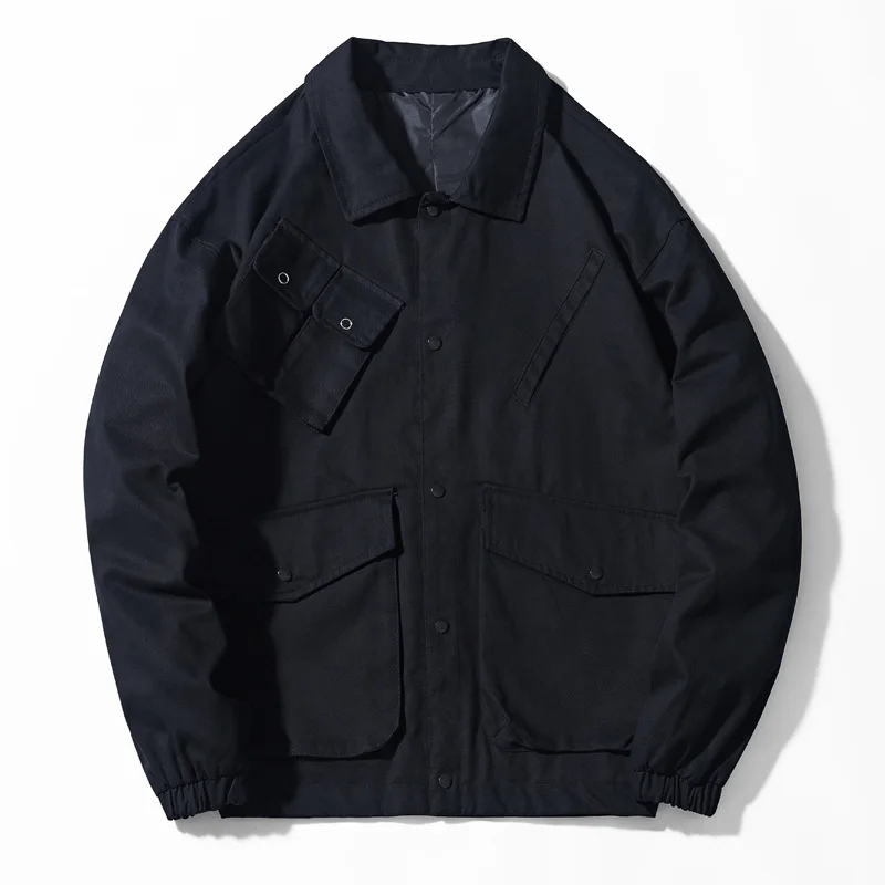 

2019 Autumn New Style Jacket MEN'S Outerwear Korean-style Trend Slim Fit Fold-down Collar MEN'S Coat Fashion