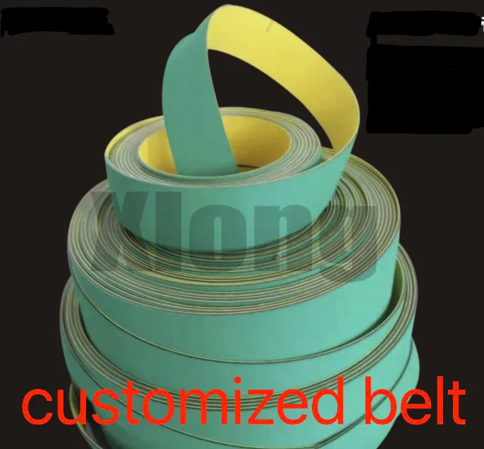 

2pcs 750x30x2mm Nylon Chip Base Band Textile Flat Belt Conveyor Transmission Timing Belt