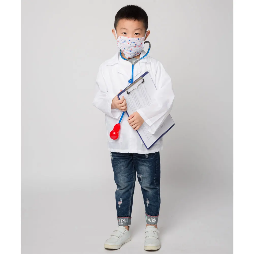 Umorden disfraz de Doctor malvado para niños y niñas, traje de científico  loco, bata de laboratorio, talla 2-12T, Halloween - AliExpress