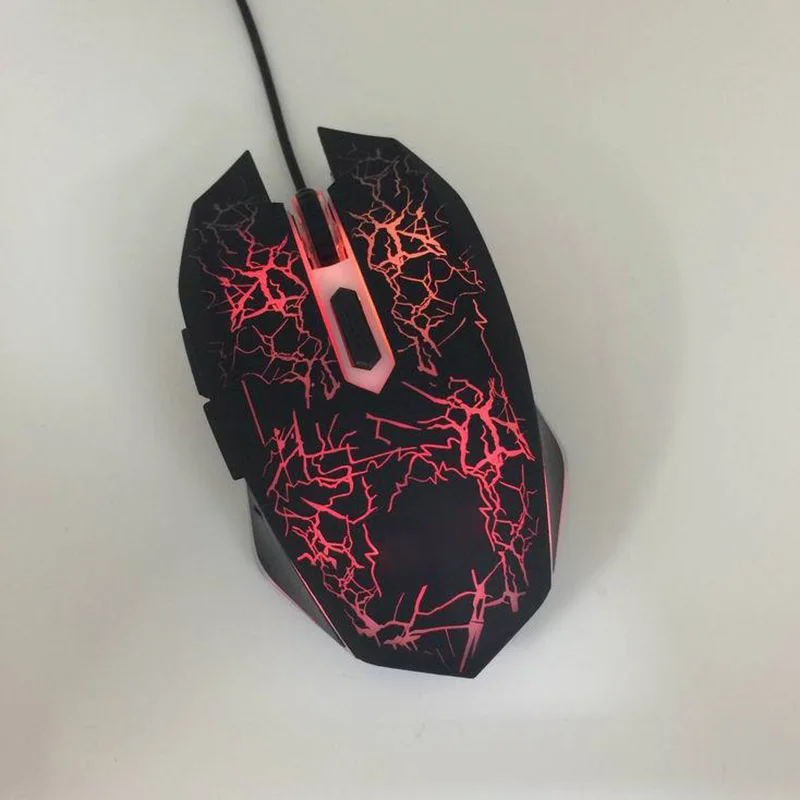 Новинка 2400 dpi оптическая Регулируемая 6 кнопок Проводная игровая игра, мыши, мышь для портативных ПК 999