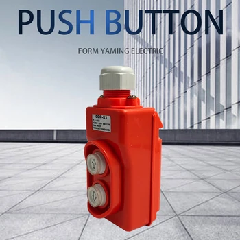 

P218 Rain Proof Hoist Crane Pendant Control Station AC250V 2.2kw Push button Switch Up-Down two buttons COP-21