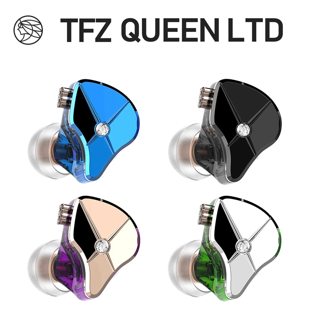 TFZ QUEEN LTD ароматные Zither сценические наушники 2Pin HIFI монитор IEM 3,5 мм в ухо спортивные динамические DJ наушники Алмазная диафрагма