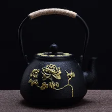 Японский чугунный чайник чугун без покрытия чайник ручной работы маленький чугунный склепок кунг-фу чугунный чайник без покрытия свинья Железный чайник