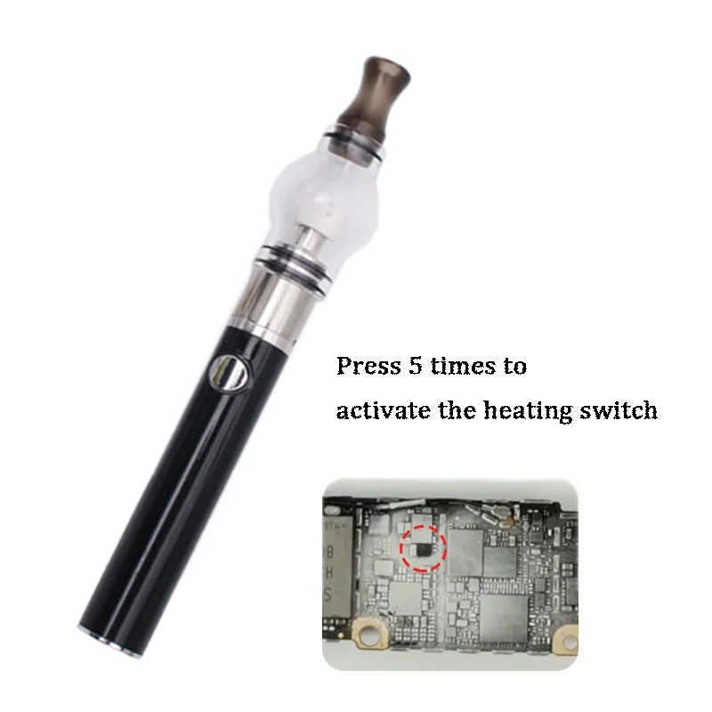 Rosin atomizing pen thickened glass motherboard short circuit rosin diffuser no soldering iron flux detection