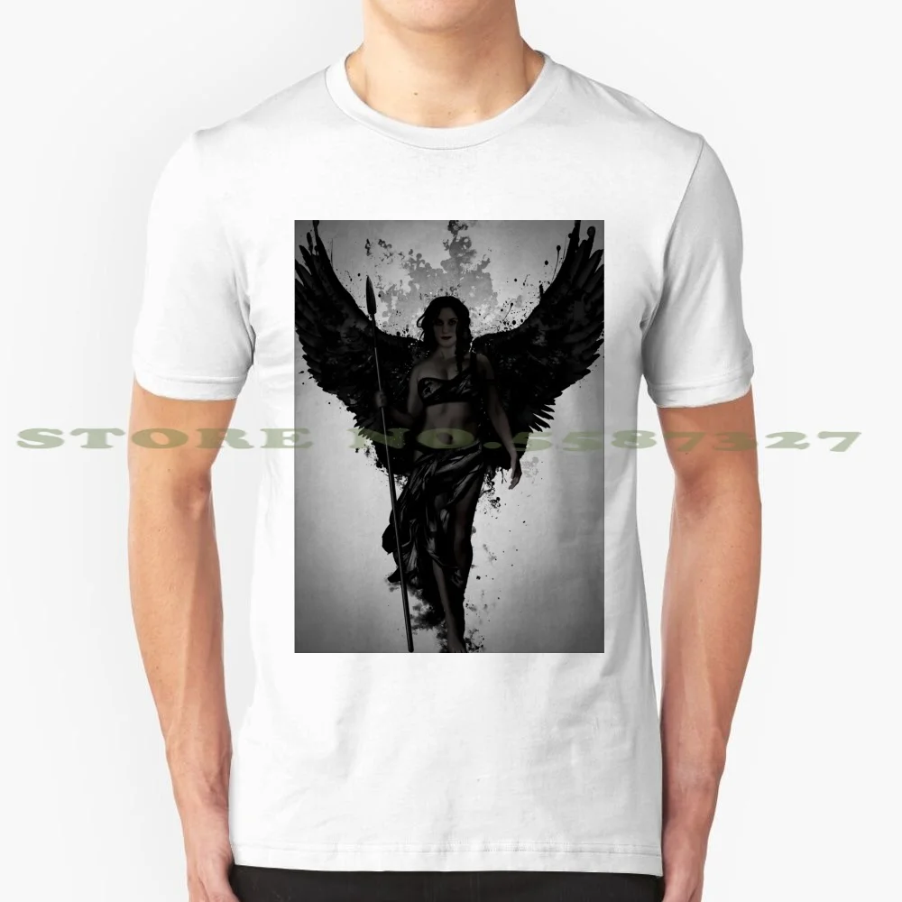 Dark Valkyrja Summer Funny T Shirt For Men Women Valkyrie Valkyria Viking Norse Mythology Oden Odin Valhalla Woman | Мужская одежда