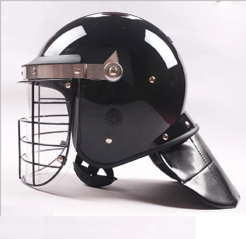 

Riot-proof Helmet Professional Metal Iron Mesh Security Staff Patrol On Duty Protection Easy-weared High Quality Masked Helmet