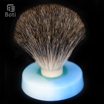 

Boti Brush-Men Shaving Brush SHD Pure Mix Badger Hair Knot Gel Tip Blub Type Classical Beard Shaping Tool Essential Beard Care