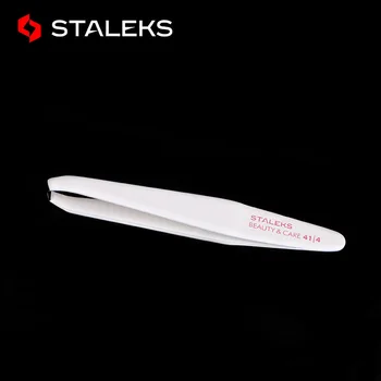 

New White Stainless Steel Eyebrow Tweezers Military-grade manufacturing Makeup Tool