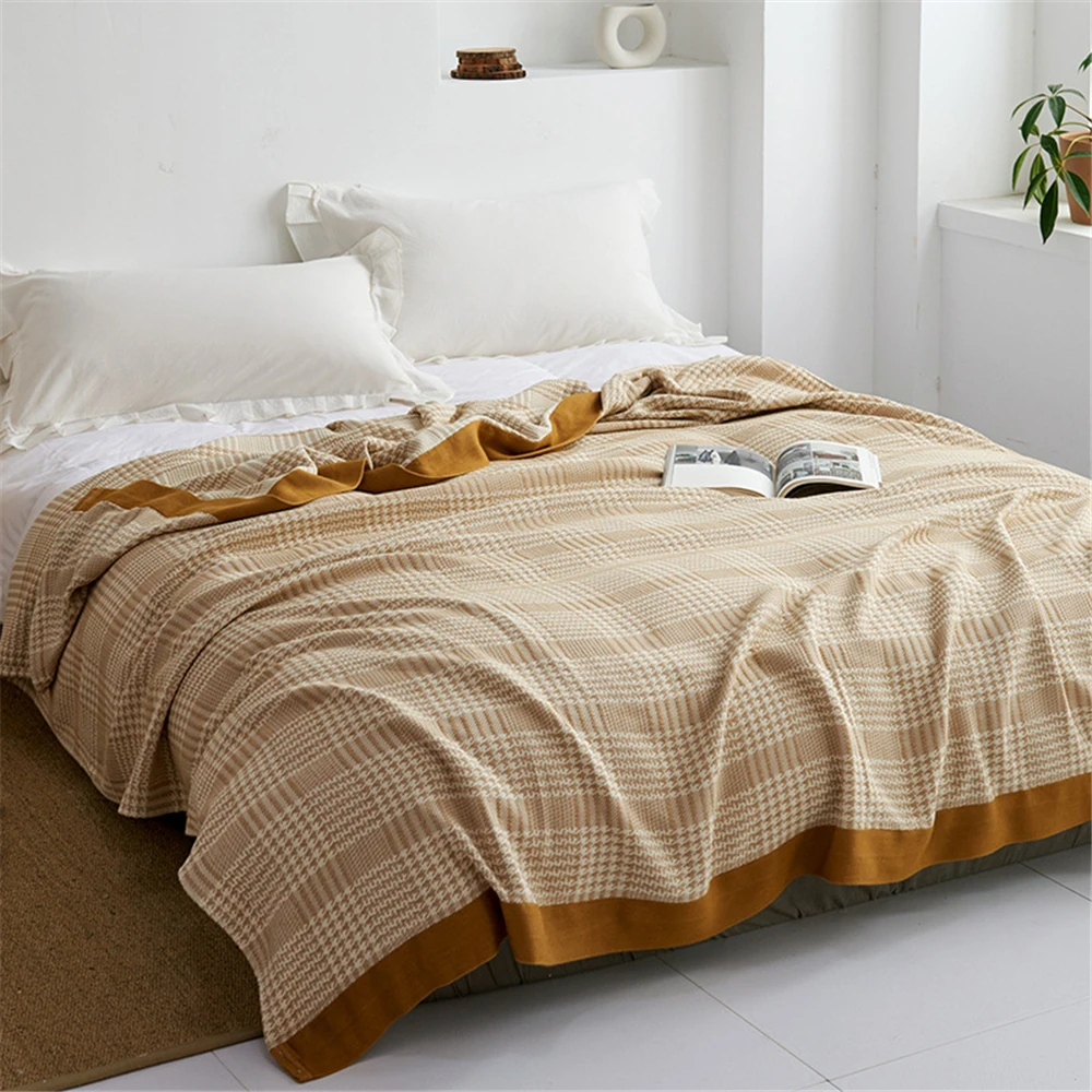 Cusack Summer Double Towel Blanket Japanese High Quality Cotton Bamboo